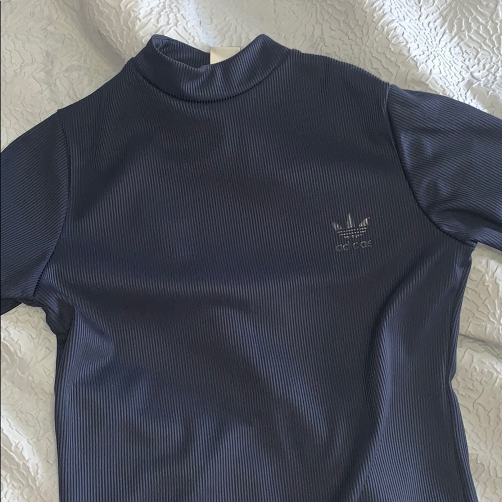 Adidas Navy Long Dress with vintage back